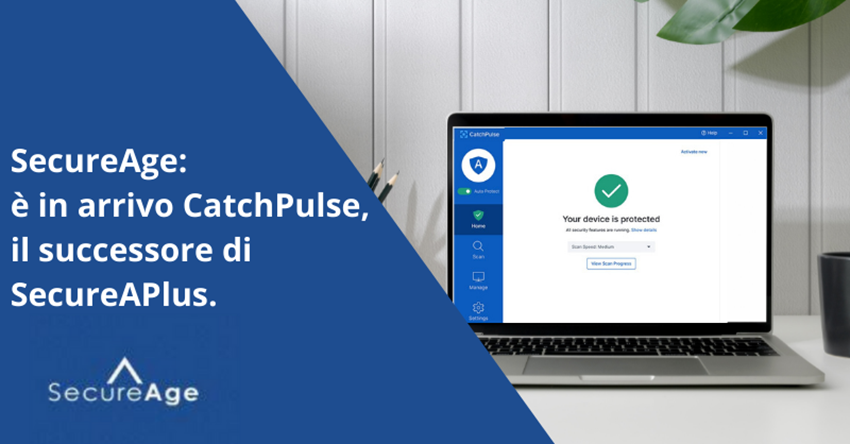 SecureAge: è in arrivo CatchPulse, il successore di SecureAPlus.