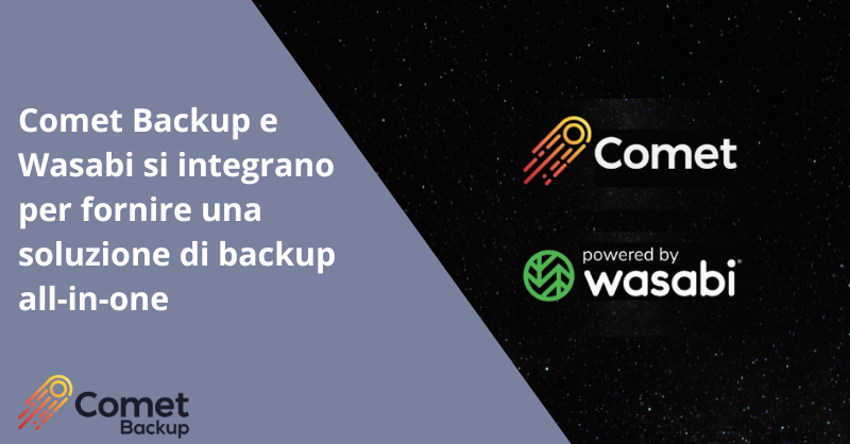 AreteK - Distributore Software - Comet Backup e Wasabi si integrano per ...